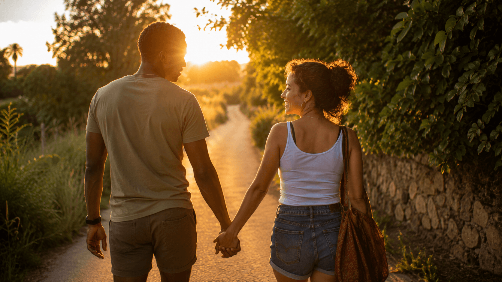 Couple interculturel qui construit ses propres traditions ensemble