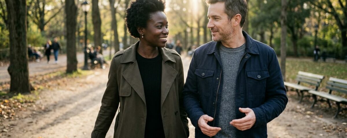 Couple interracial mature complice, exemple de trouver l'amour après 40 ans