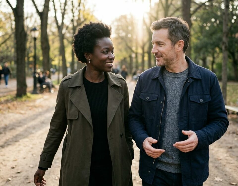 Couple interracial mature complice, exemple de trouver l'amour après 40 ans